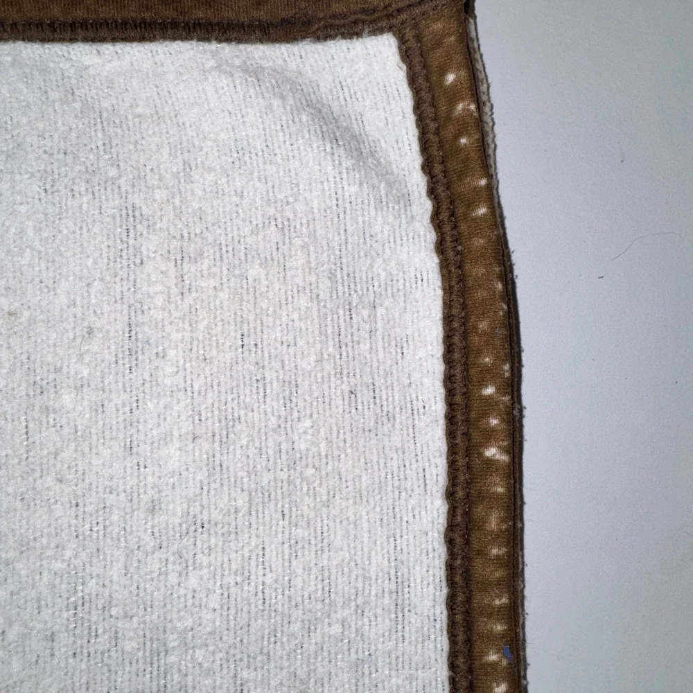 Vintage Eagle Wildlife Plush Throw Blanket Brown Cream 74x50 San Marcos Style